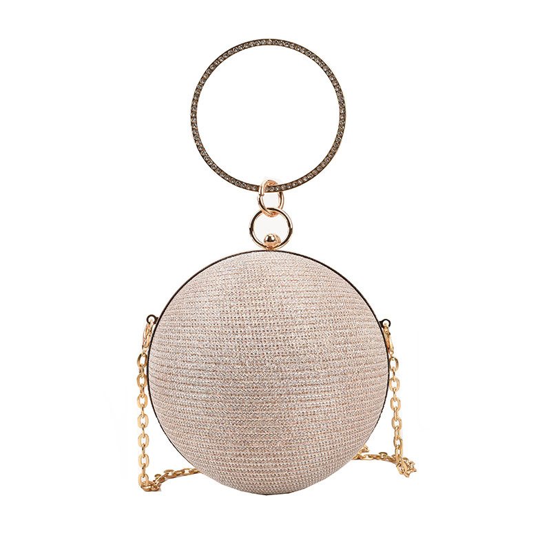 Rhinestone Evening Purse Party Purse Diamond Handbags Wedding Ladies Luxury Round Ball Evening Bag