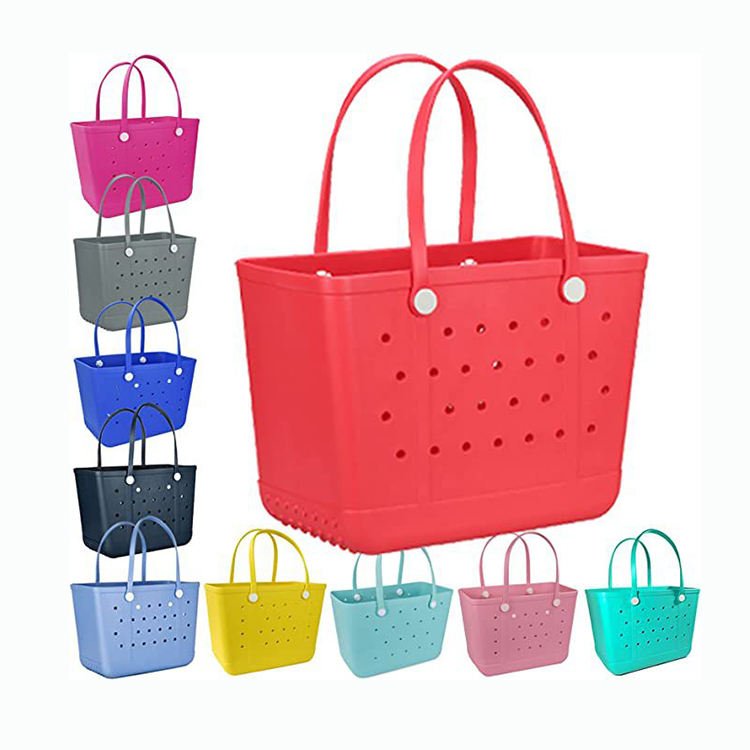 Large Washable Tip Proof Durable Open Tote Bag for the Beach Boat Pool Sports Eva Beach Xl Bogg Xl Bag Large Beach Tote Boggbag