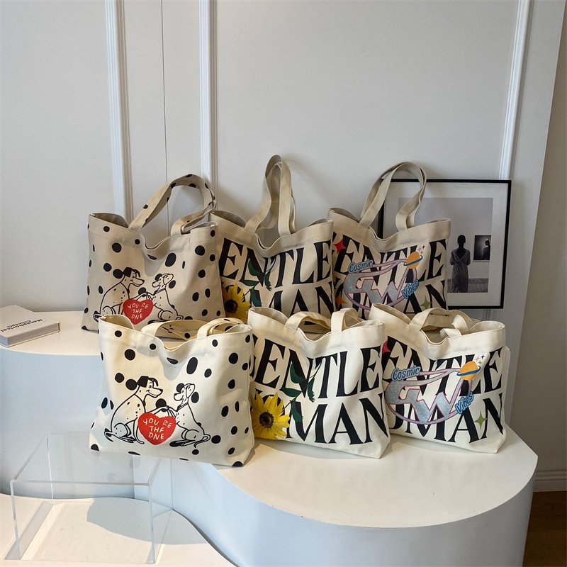2024 The latest hot casual high quality trend canvas fashion women's shopping bag Tote bag