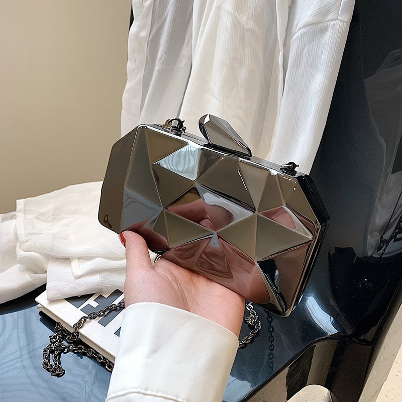 Sacs De Soiree Luxury Gold Metal Bolsas Clutch Bags Special Shape Women's Clutches Purse Party Bag For Women Evening Bags
