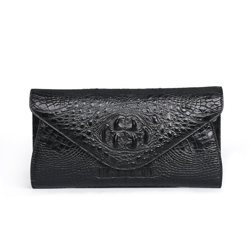 Women Small Genuine Leather Crocodile Handbag Women's Alligator Skin Leather Clutches Purse Crossbody Shoulder Bag Evening Bags