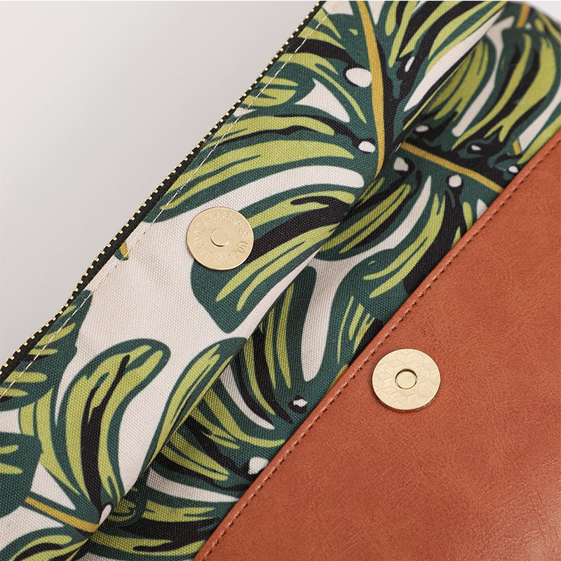 Wholesale Canvas Portable Luxury Customized Handbag Envelope Evening Clutch Bag Woman