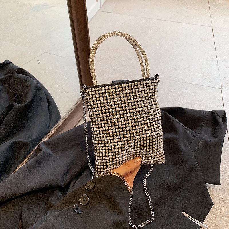 New Womens Shining Crossbody Bag Ladies Clutch Purses Party Banquet Handbags Diamond Jewelry Ladies Dinner Evening Bags