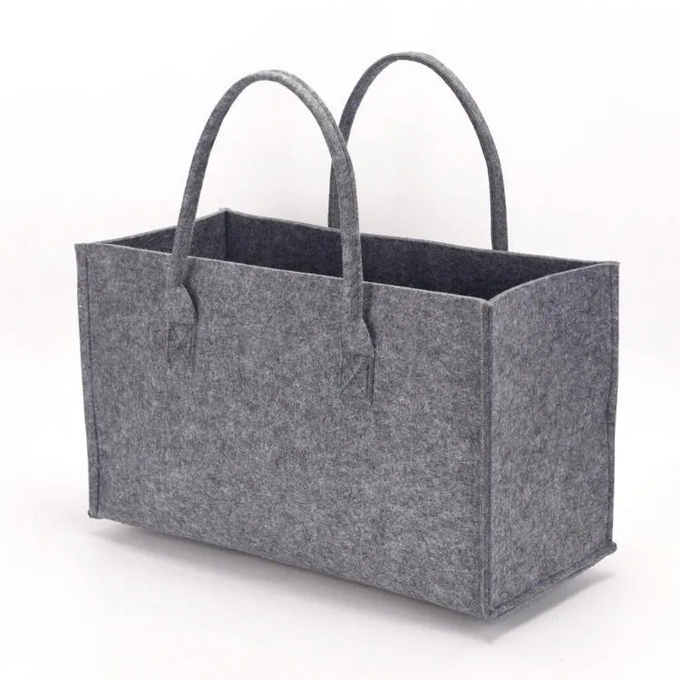 Wholesale Price Felt Shopping Bags with Handles for Gift Party Travel Eco Friendly