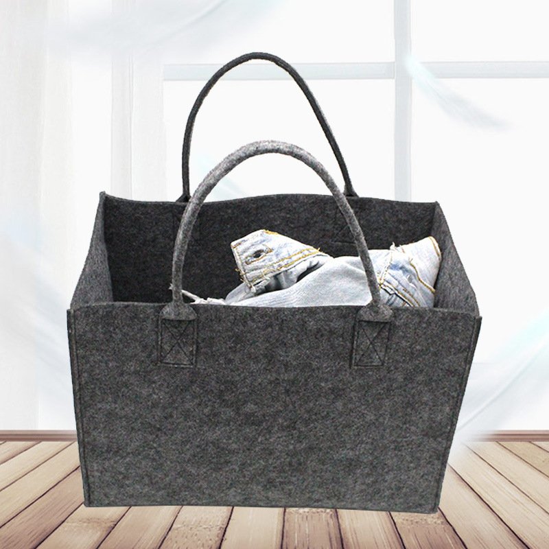 Wholesale Price Felt Shopping Bags with Handles for Gift Party Travel Eco Friendly