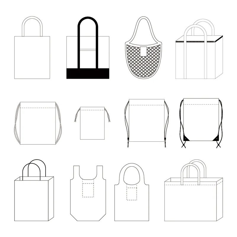 Wholesale Price Felt Shopping Bags with Handles for Gift Party Travel Eco Friendly