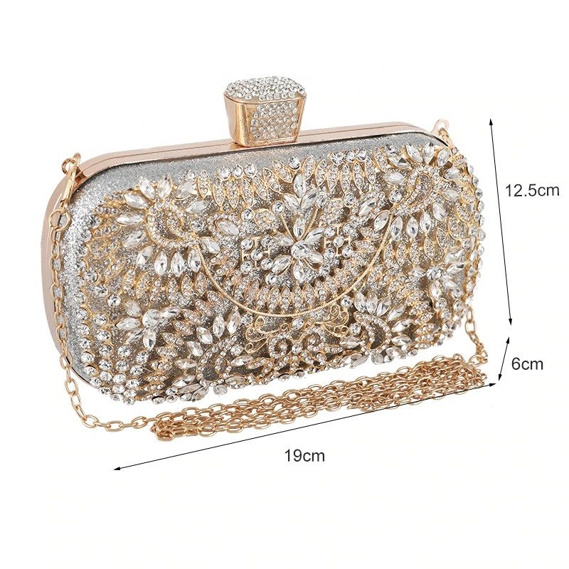 bolsas femininas Ladies Rhinestone Wedding Party Handbag women evening bag 2021 clutch bag even bag with crystal