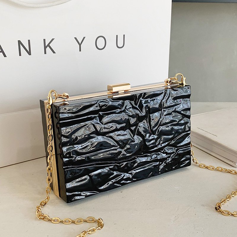 2024 Fashion Designer Acrylic Handbag Women Chain Shoulder Crossbody Purse Luxury Clutch Bag Evening Bags