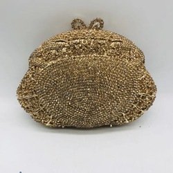 gold evening bag