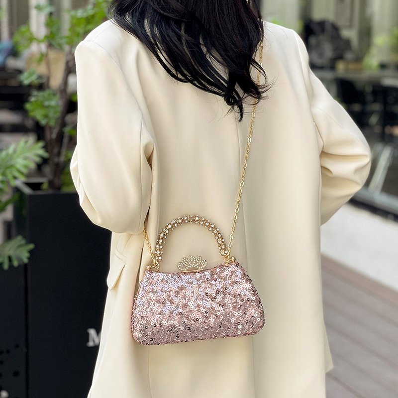 Premium Sequin Crystal Dinner Bag Women 2024 Shimmering Temperament Tote Chic Shoulder Bag Fashion crossbody bag