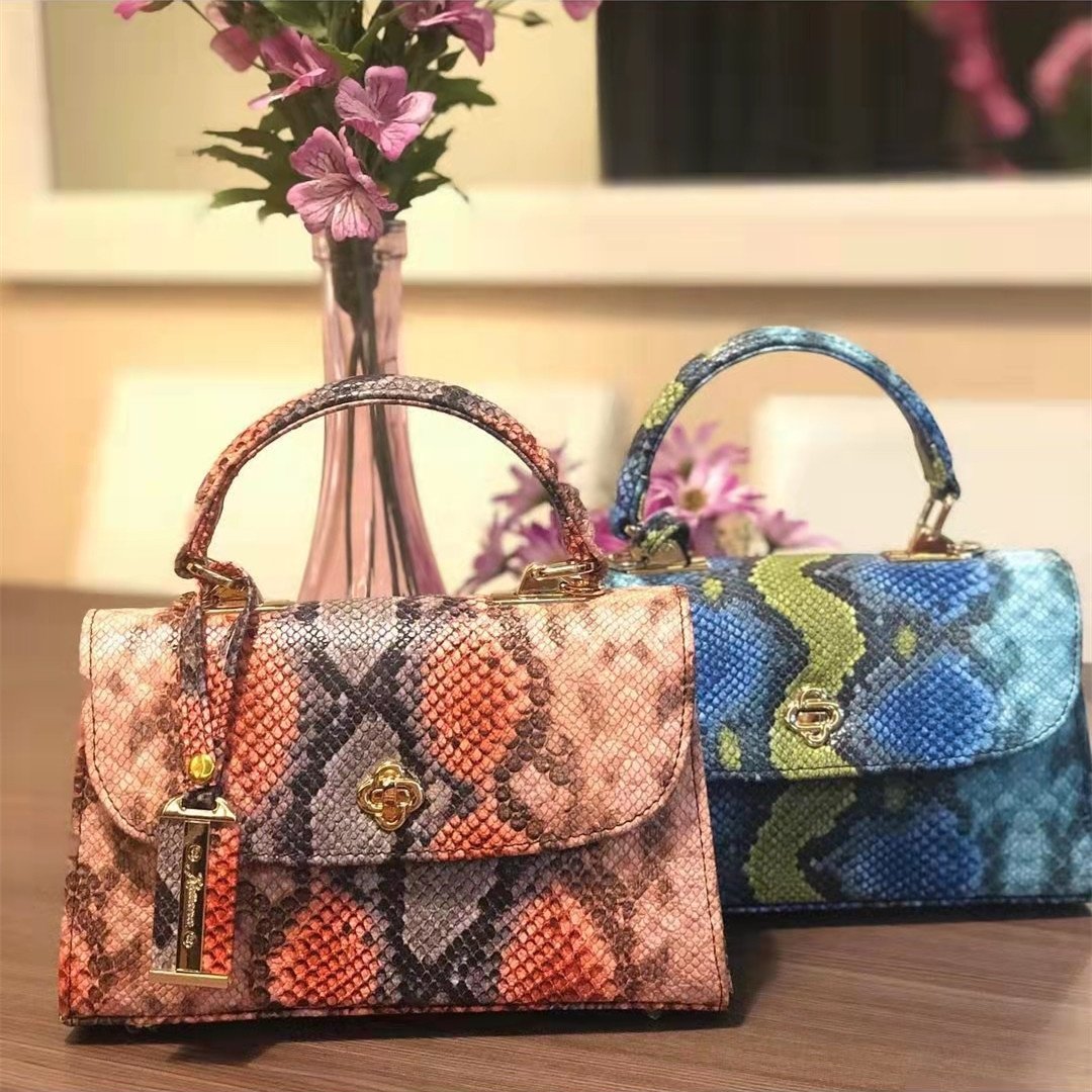 Latest style genuine leather purse for women, famous designer brand bags