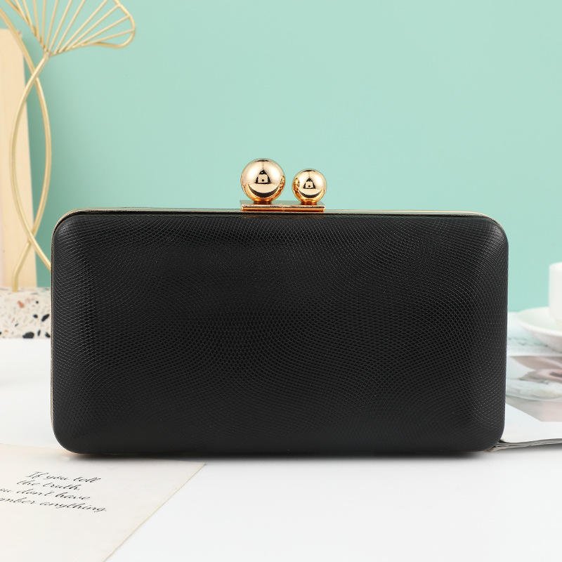 New Arrival Simple Solid Color Cross Body Pu Leather Bag Ladies Clutch Evening Bag Designer Handbags
