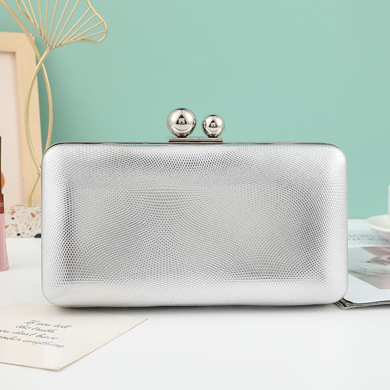 New Arrival Simple Solid Color Cross Body Pu Leather Bag Ladies Clutch Evening Bag Designer Handbags
