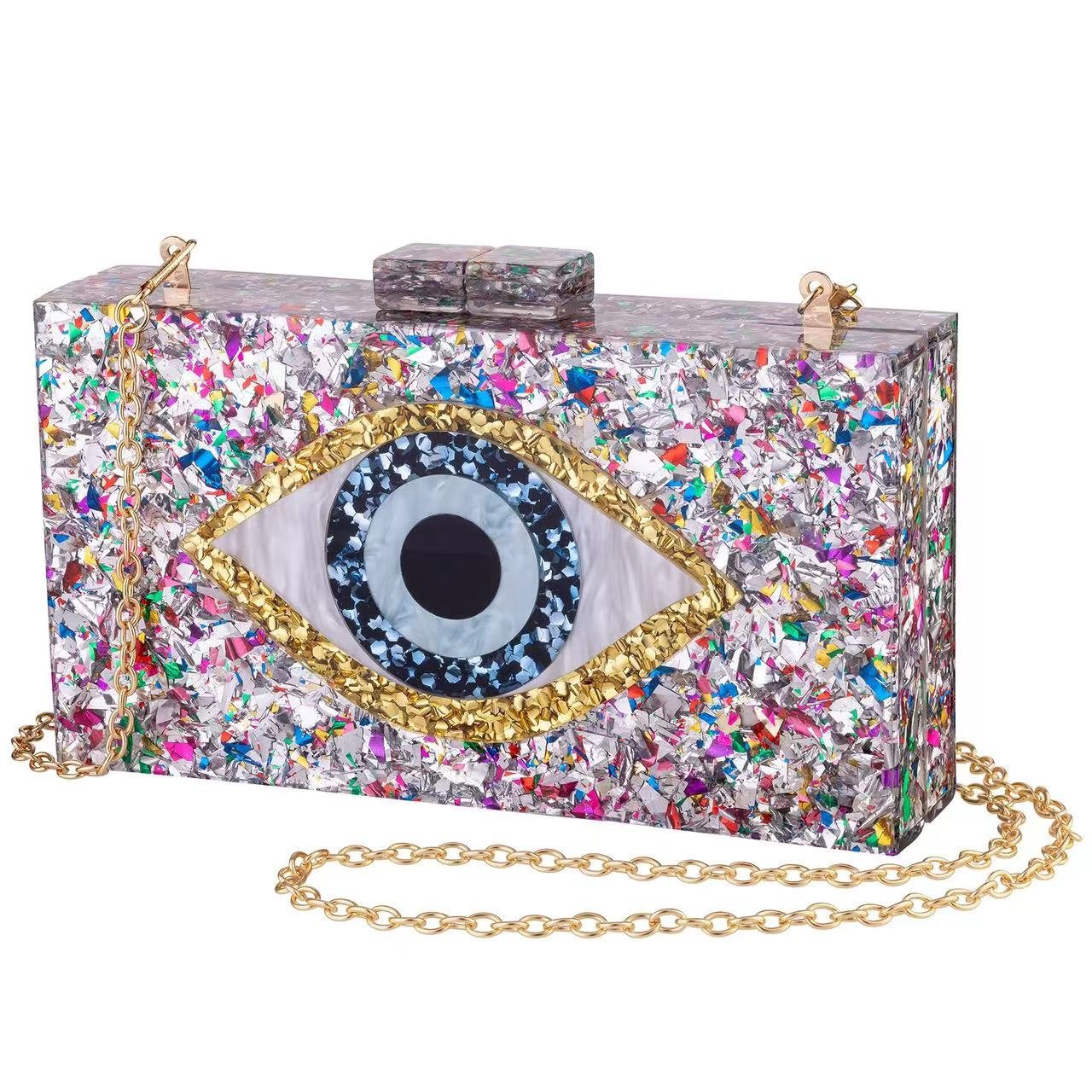 Ladies Party Purses Evening Bags Wholesale Evil Eye Clutch Bag