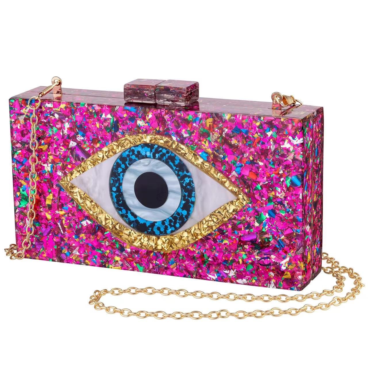 Ladies Party Purses Evening Bags Wholesale Evil Eye Clutch Bag