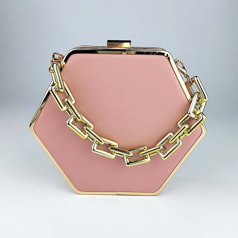 2023 New Pochette Soiree Women Banquet Women's Dress Handbag Chain Strap Small Square Bag Evening Bags