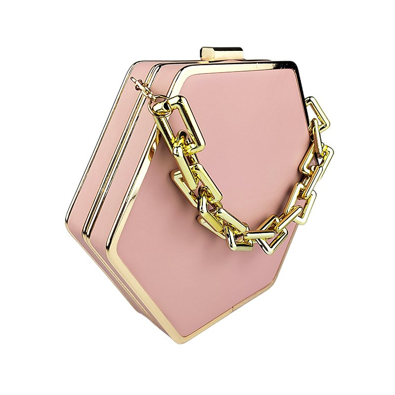 2023 New Pochette Soiree Women Banquet Women's Dress Handbag Chain Strap Small Square Bag Evening Bags