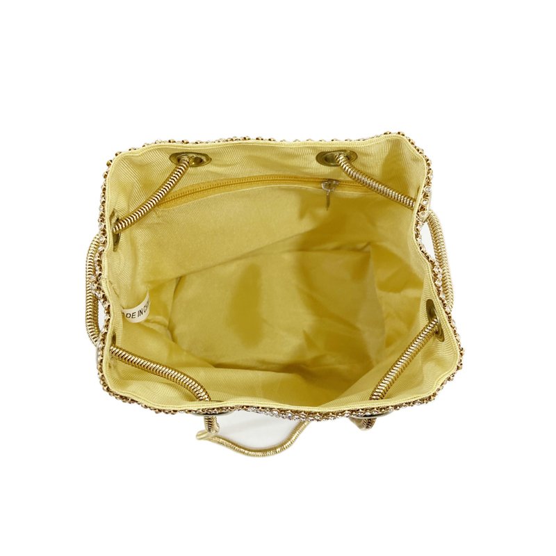 Rainbow Color Soft Bling Bling Luxury Diamonds Evening Bag With Chain And Rhinestone Set Colorful Shoulder Bag Shinny Bucket Bag