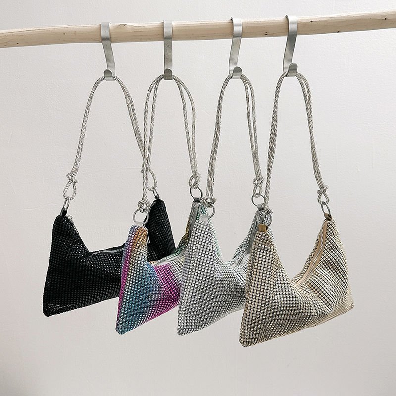 Hot Sell Ins Bling bling Diamonds luxury handbag women evening bag