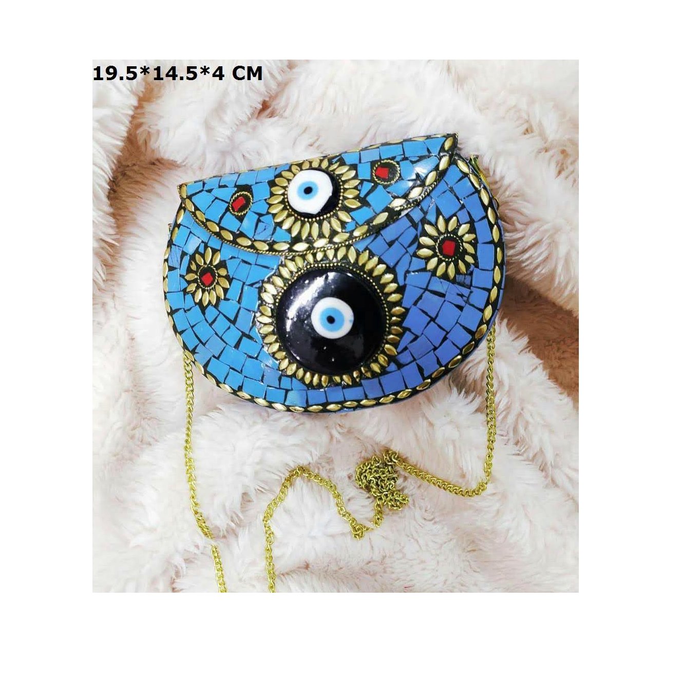 Wedding Ladies Clutch Bags Custom Luxury Envelope Metal Clutch Bag for Women Metal Frame Evening Clutch Bag with Metal Chain
