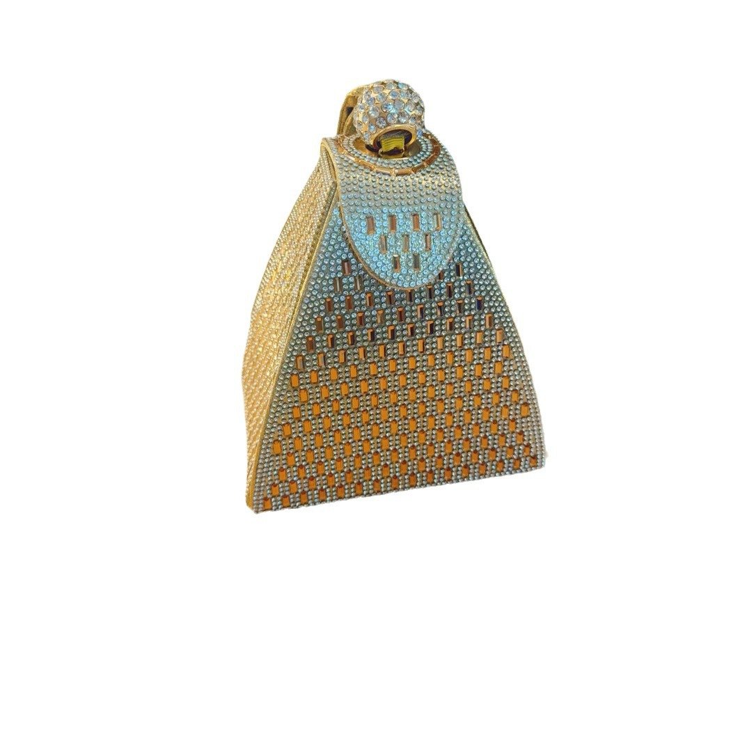 Women's Vintage Dinner Bag Personalized Triangle Bag Handbag Evening Bag