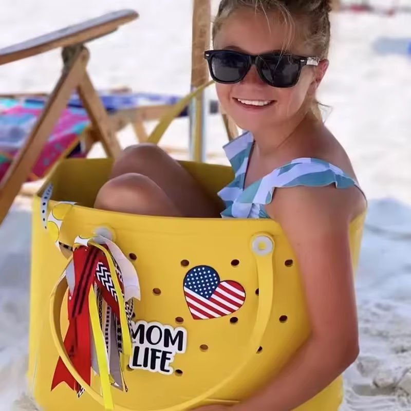 Quality Upgrade New Ladies EVA Bag Portable Shoulder Supermarket Shopping Travel Luxury beach Bag Kids Bogg Bag