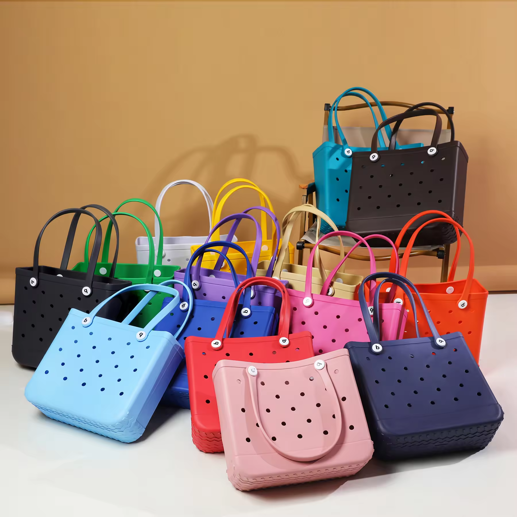 Quality Upgrade New Ladies EVA Bag Portable Shoulder Supermarket Shopping Travel Luxury beach Bag Kids Bogg Bag