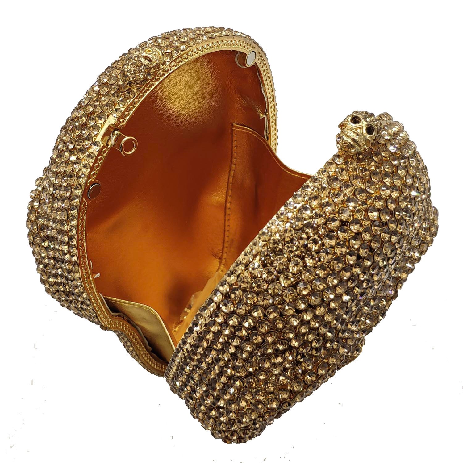 Luxury handmade colorful stones crystal bags evening hand bags for women rhinestone skull purses bag