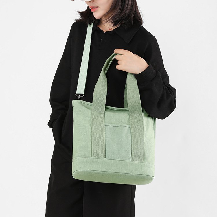 Fashion Designer Famous Brand Custom Women Canvas Tote Bag Purse Crossbody Bag Cloth Luxury Purse Handbags For Ladies