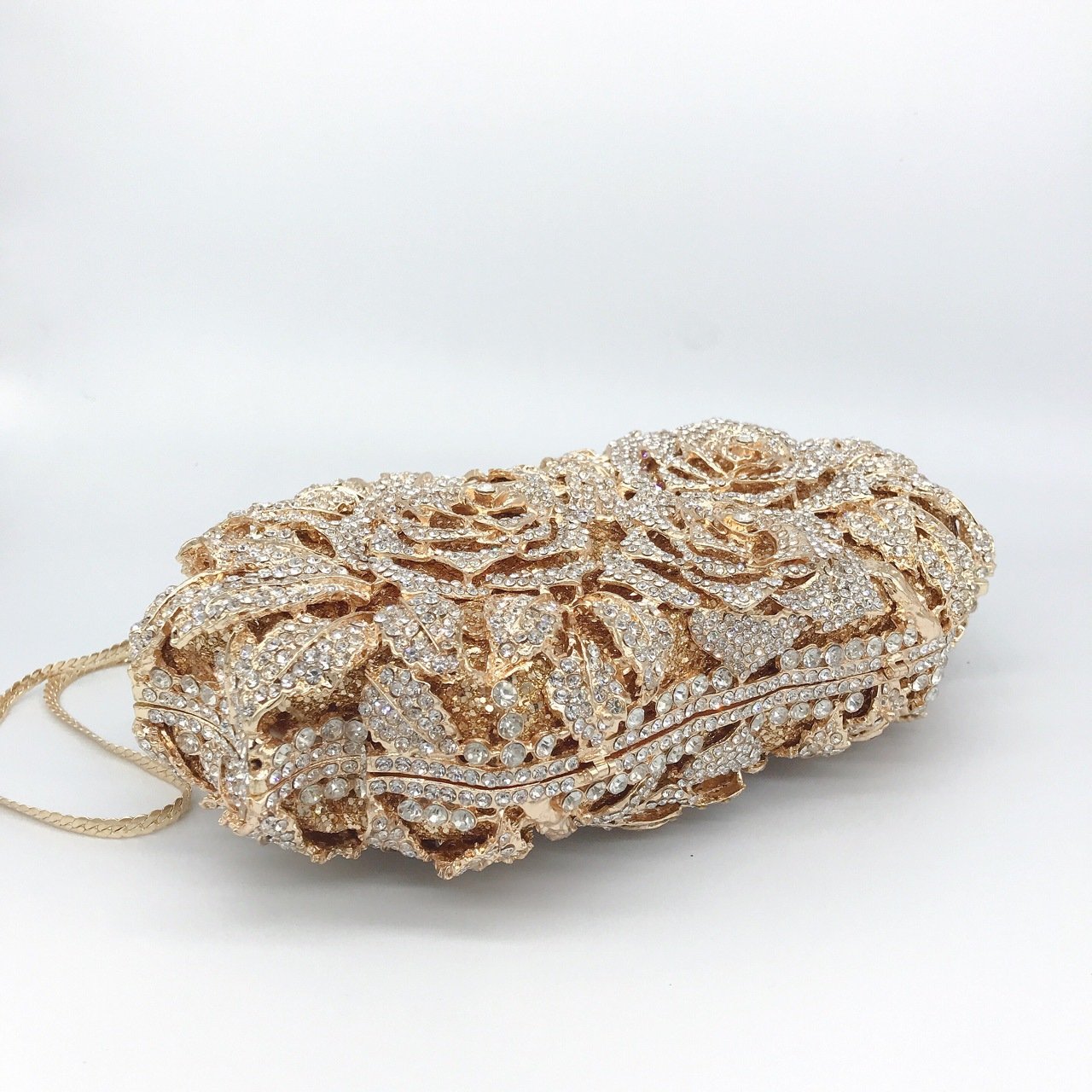 Luxury rhinestone bridal clutch purse crystal wedding clutch evening bags