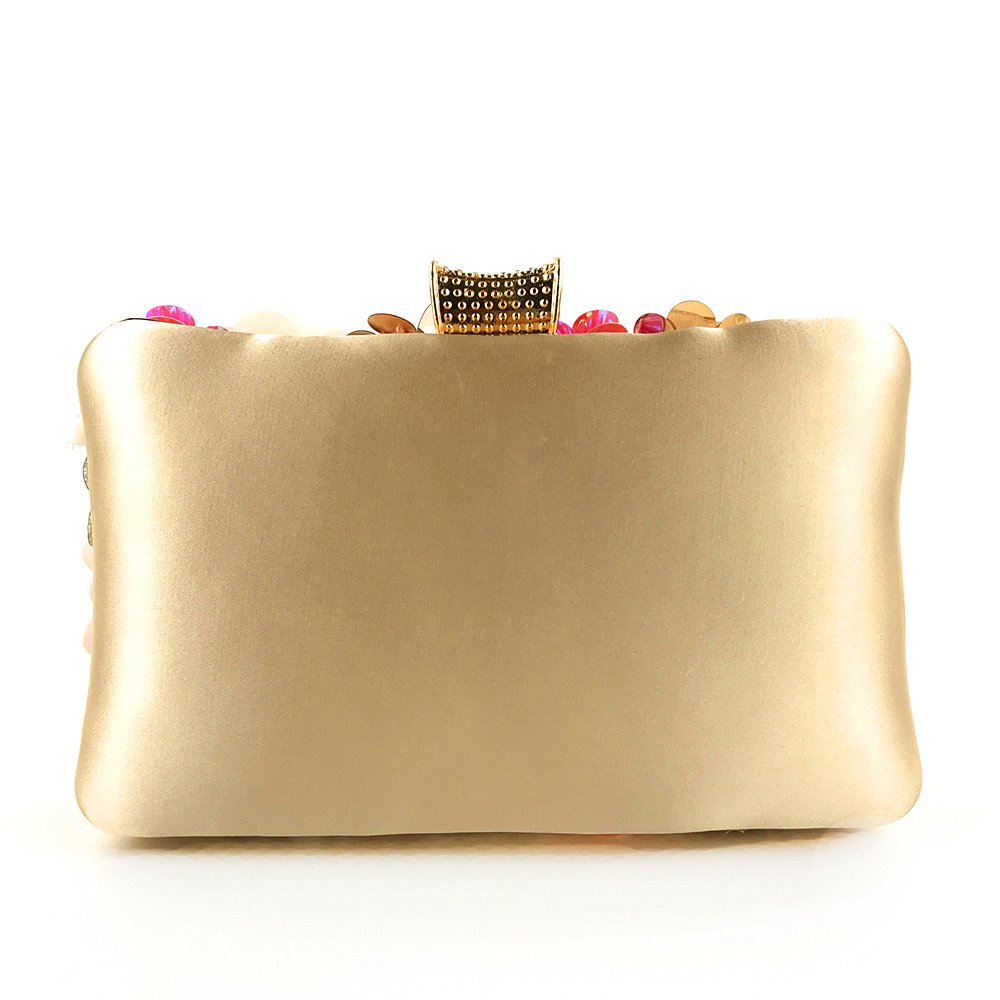 2022 Women's Evening Clutch Bag Party Purse Luxury Wedding Clutch For Bridal Exquisite Crystal Ladies Handbag Flower Clutch