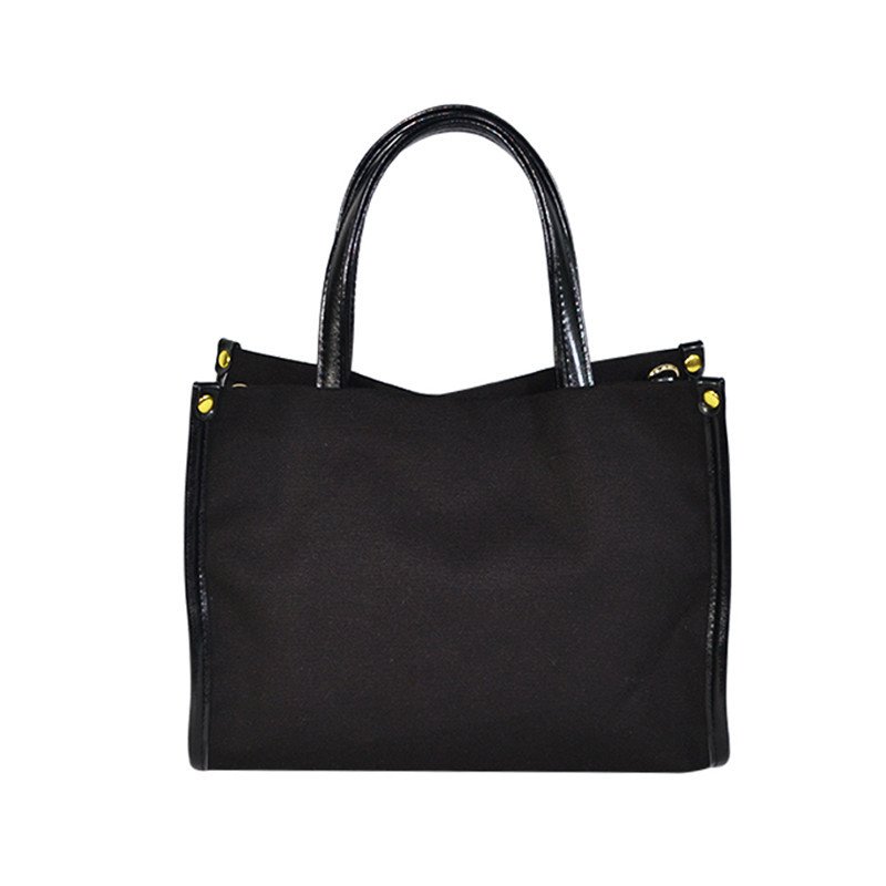Oem CanvasBag Protect Black Women Tote Hand Bags Women Handbags Ladies Luxury Bucket Hats and PU Leather Graffiti Handbags
