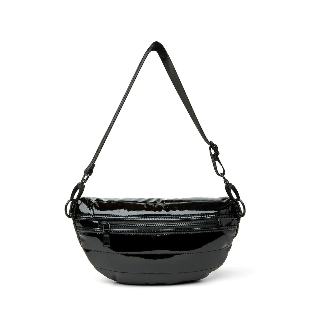 Custom Designer Ladies Trendy Casual Puffer Hobo Chest Quilted Half Moon Crossbody Bag For Women