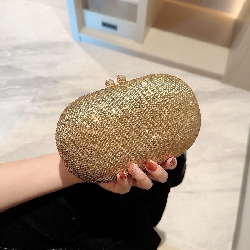 RB406 European And American Fashion Rhinestone Dinner Bag Dress Rhinestones Evening Clutch Bag For Women