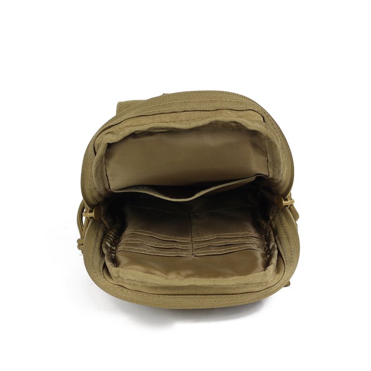 Tactical Nylon Single Shoulder Chest Bag Comfortable and Practical Day Pack Messenger Bag for Camping and Hiking