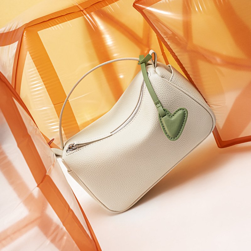 New Quality TOGO Leather Hobo Hand Bags Splicing Design Casual Armpit Purses Adjustable Strap Crossbody Shoulder Bags For Women