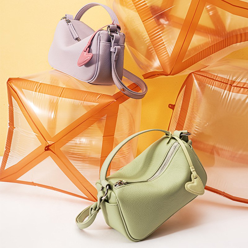 New Quality TOGO Leather Hobo Hand Bags Splicing Design Casual Armpit Purses Adjustable Strap Crossbody Shoulder Bags For Women