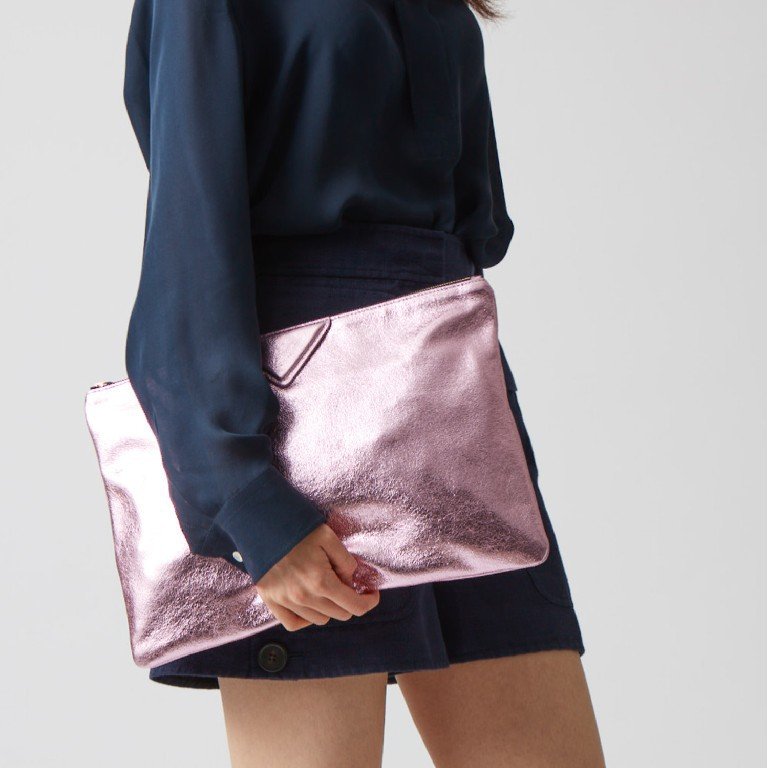 New Arrivals Large Size Womens Wristlets Leather Clutch Bag Evening Bags Ladies Hand Bags Purses