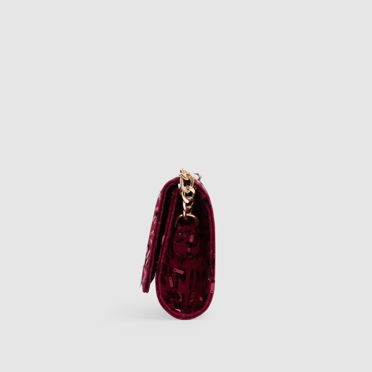 2022 Hot Design! Sexy Women Glitter Sequins Evening Crossbody Shoulder Bag with Gold Chain, OEM Available