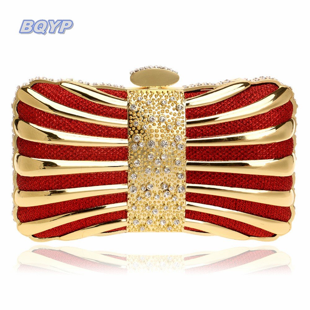 women butterfly metal party bag beatiful evening bag