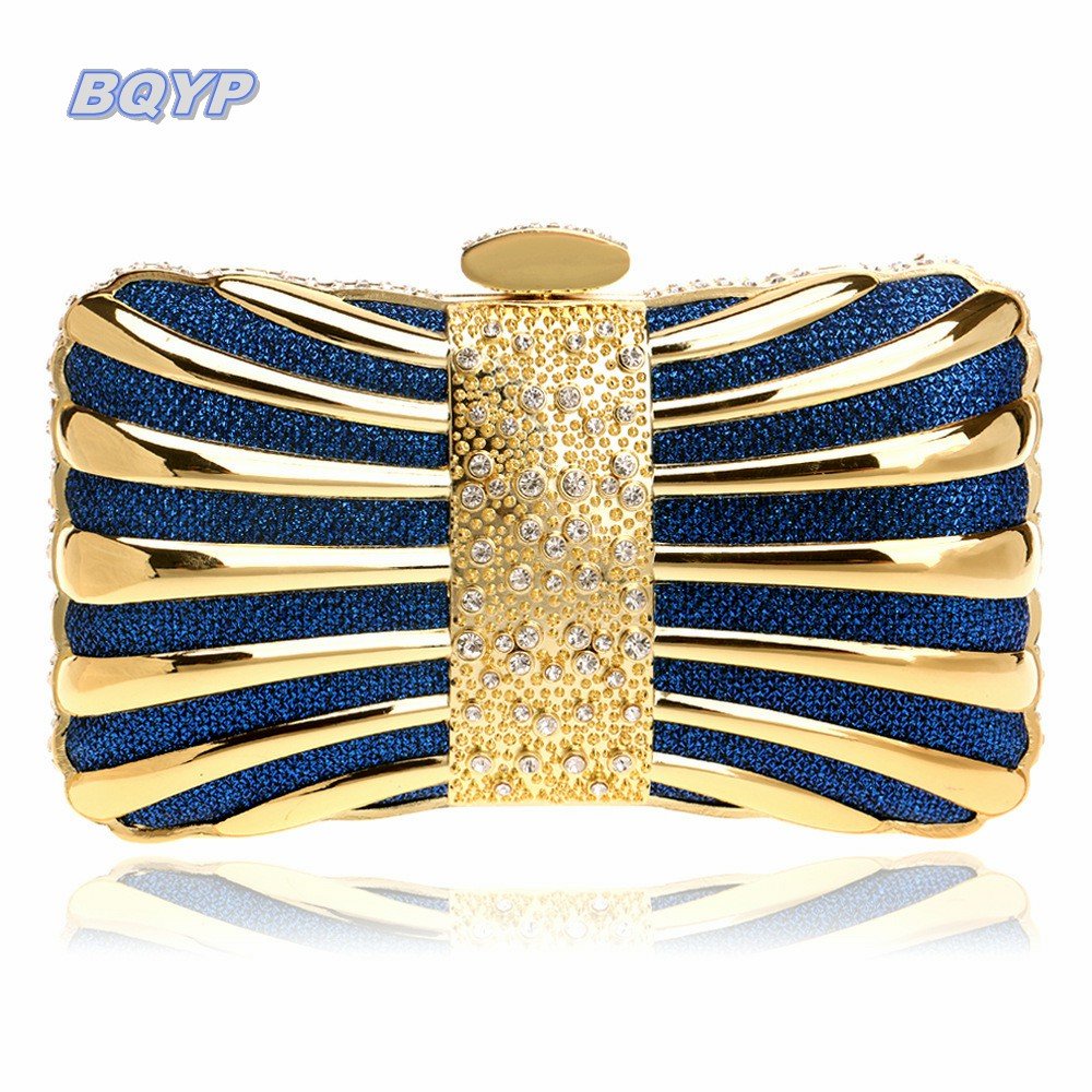 women butterfly metal party bag beatiful evening bag