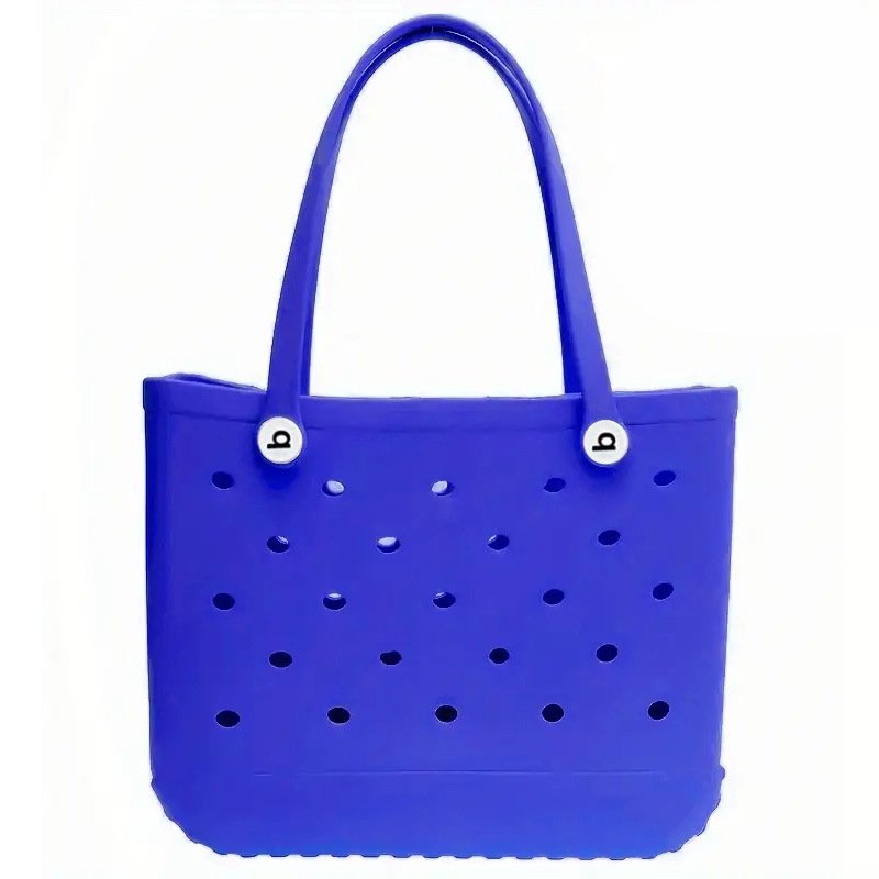 LIND Wholesale Outdoor EVA Portable Travel bogg Beach Tote Bag Waterproof Washable Sand Proof soft silicone Rubber EVA Beach Bag