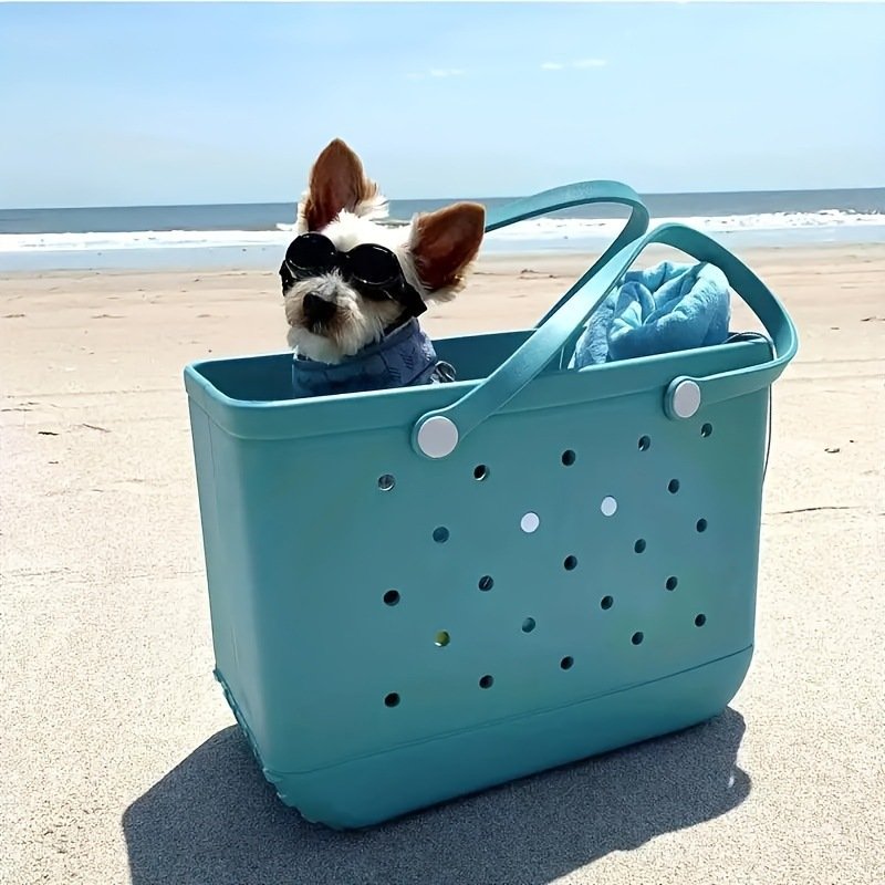 Factory direct Outdoor fashion camping XL Large hand tote simply southern silicone beach bogg bag eva bogg beach bag