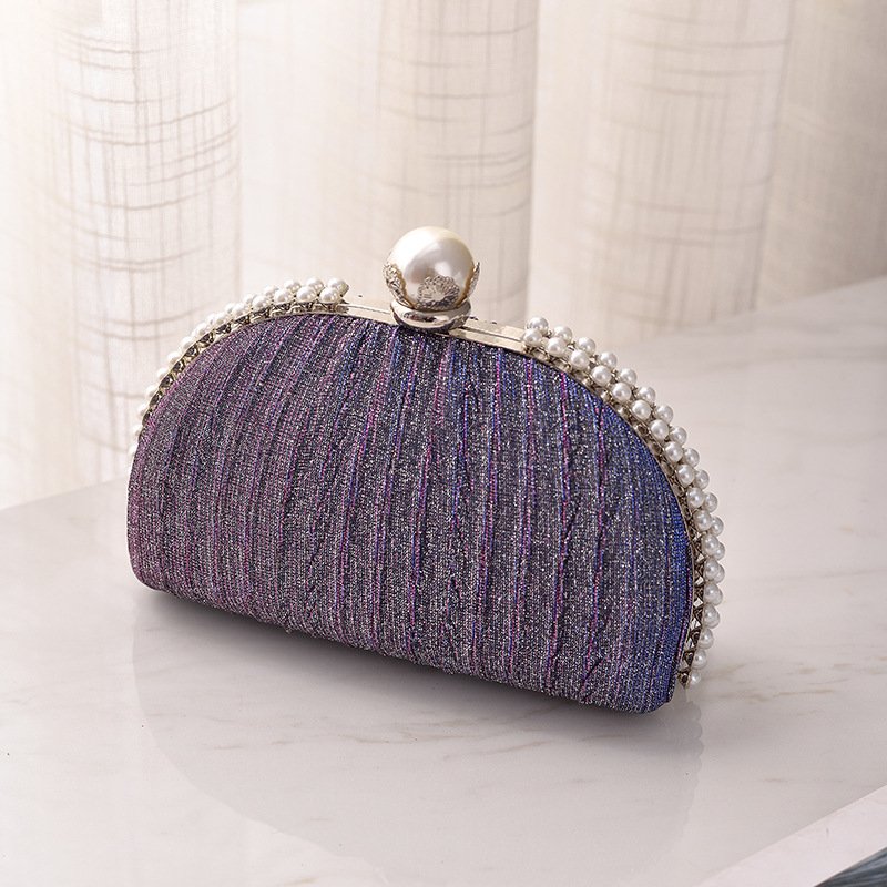 2023 New Dinner Handbag Advanced Sense Of Niche Design Crossbaby bags Shell Shaped Lock Catch evening bags for women