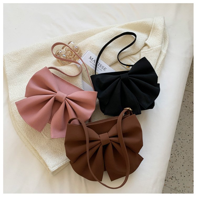 New design Women's Purse Handbag Trendy large bow pleated Handbag Women's handbag shoulder bag