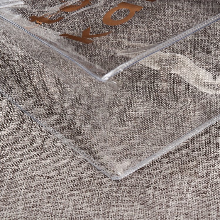Clear plastic tote bags