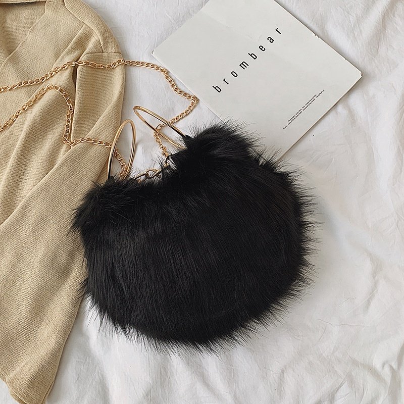 Manufacturer wholesale new handbag ring diagonal large capacity evening bag