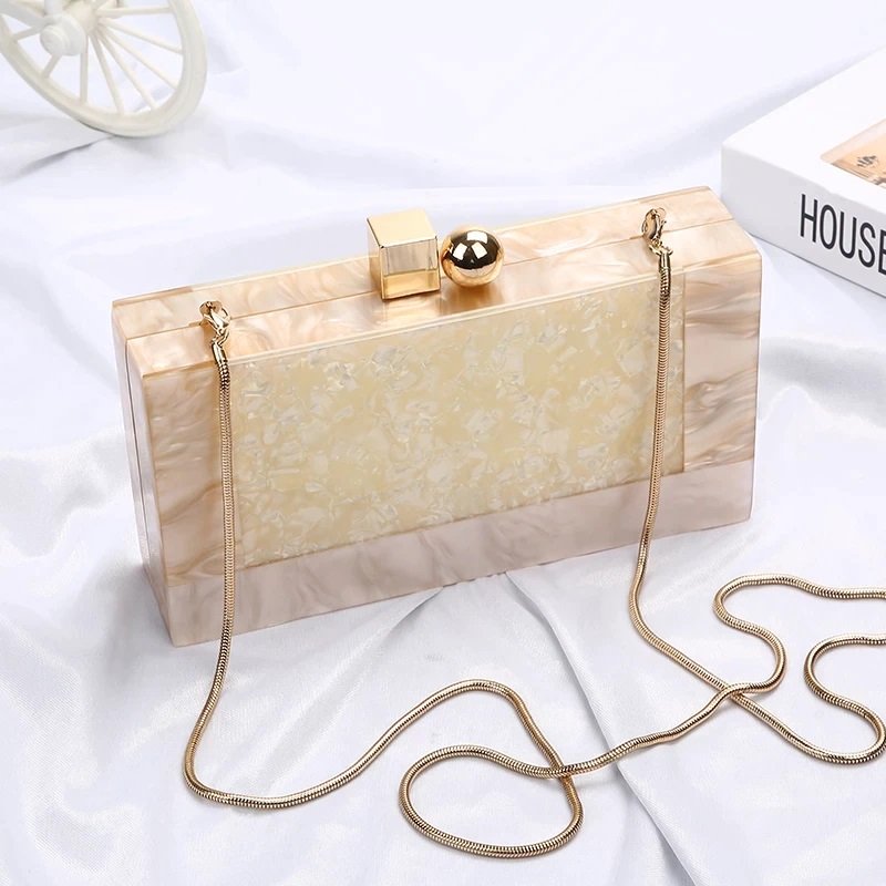 High Quality Latest Design Fashionable Party Wear Resin Evening Bag for Women Give Look Classic Buy From S R EXPORTS