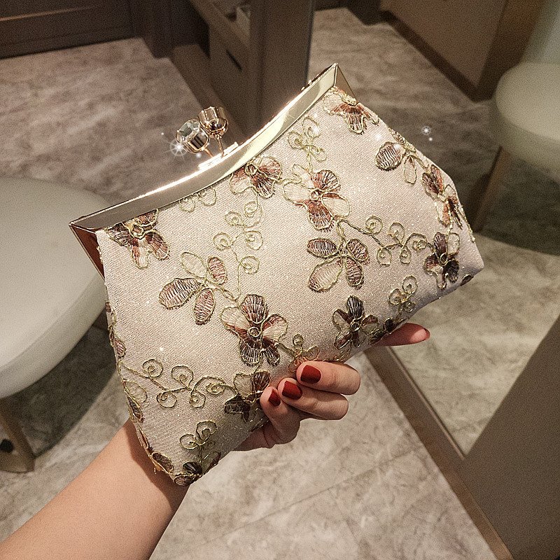 Fashion Women Evening Bag Brand Party Banquet Glitter Bag For Ladies Wedding Clutches Handbag Shoulder Bag Chain