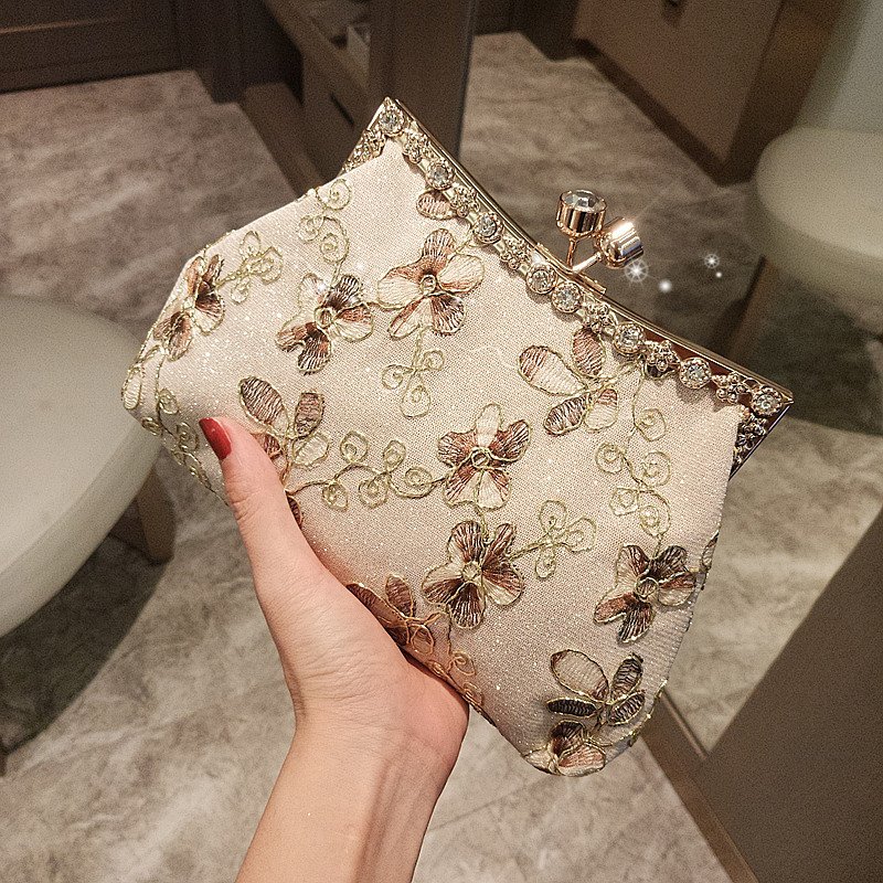 Fashion Women Evening Bag Brand Party Banquet Glitter Bag For Ladies Wedding Clutches Handbag Shoulder Bag Chain